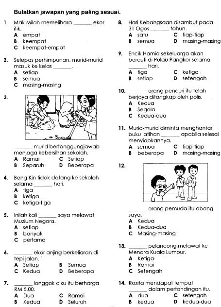 Marilah Belajar Bahasa Malaysia: Latihan