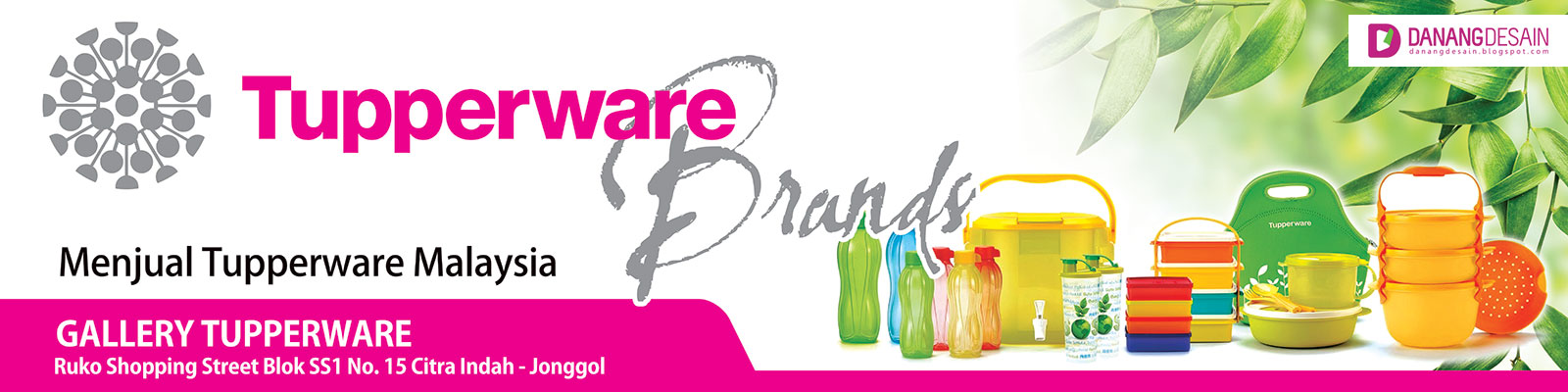 Contoh Desain Banner atau Spanduk Tupperware - Contoh 