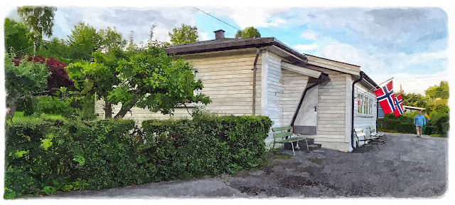 «Oljemaleri» av Huset på Solvang 1.