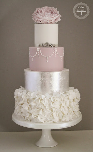 metallic-wedding-cake-1c.jpg (660×1079)