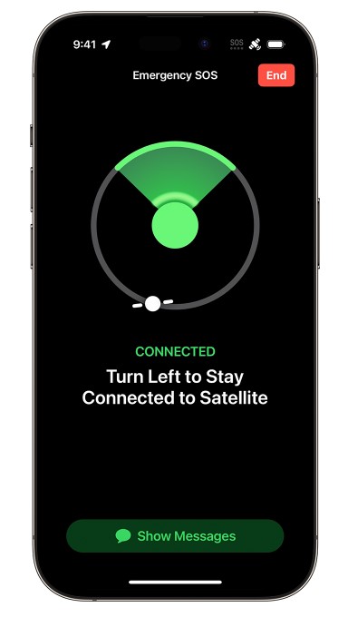 iPhone's satellite technology