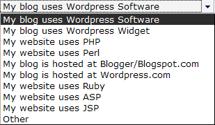 Monetisasi menggunakan blogspot atau wordpress yang di host dari TLDepot dengan jualan text link