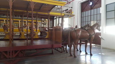 visit to the Carris Museum (old buses and trams in Lisbon)