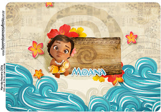 Moana Baby Free Printable Candy Bar Labels.