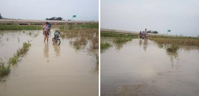 Proyek Jalan Tol Serang Panimbang Jadi Biang Banjir, Warga Pasir Kakapa Desa Cikeusal Terisolir