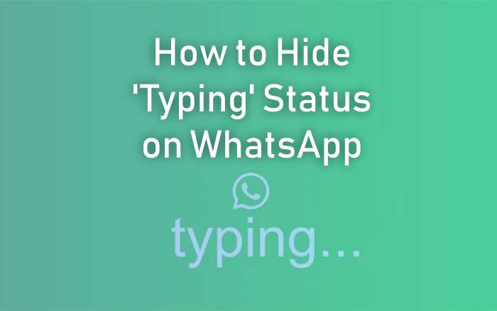 Hide Typing Status