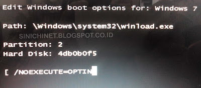 booting windows 7, boot failed, failed to enter windows, computer can't boot, laptop failed to enter windows, boot error, how to fix, noexecute, winload, optionedit, startup window, boot failure