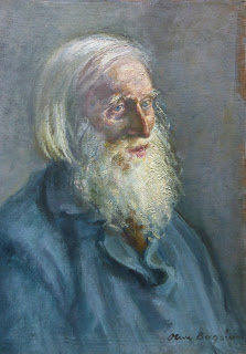 Content Old Bearded Man Portrait