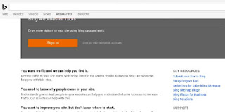 Submit Blog ke Bing Webmaster