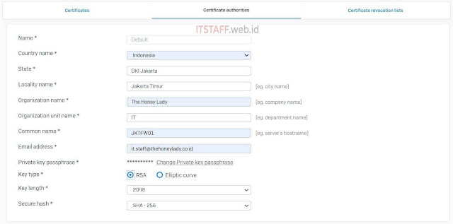 Update Default CA Sophos XG Firewall - ITSTAFF.web.id