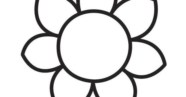 Download Big Flower Coloring Pages - Flower Coloring Page
