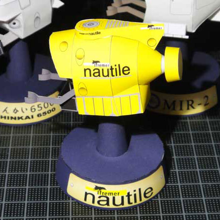 Nautile Papercraft Submersible