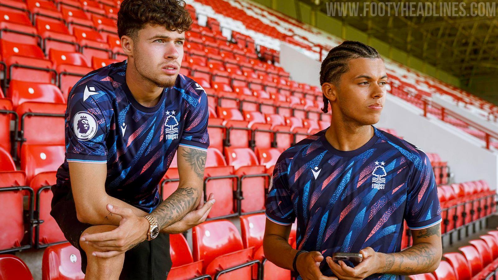 Sponsorless Nottingham Forest 23-24 Home, Away & Third Kits Released -  Footy Headlines