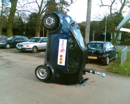 funny car accidents. 15 Funny Car Accidents