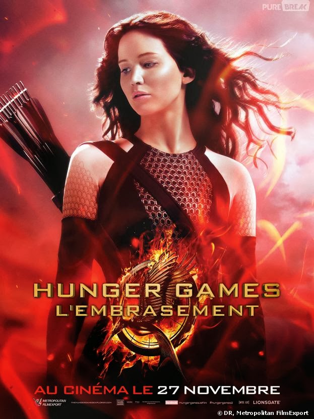 Affiche du film Hunger Games 2 - L'Embrasement Affiche du film Hunger Games 2 - L'Embrasement