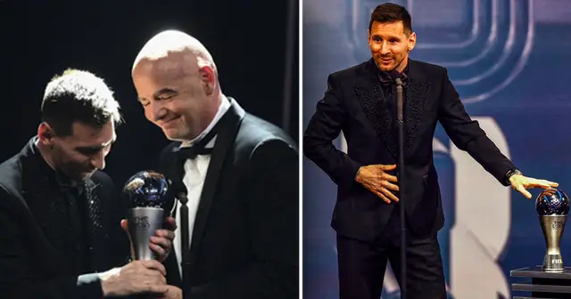 10 top pics as Messi receives The Best award