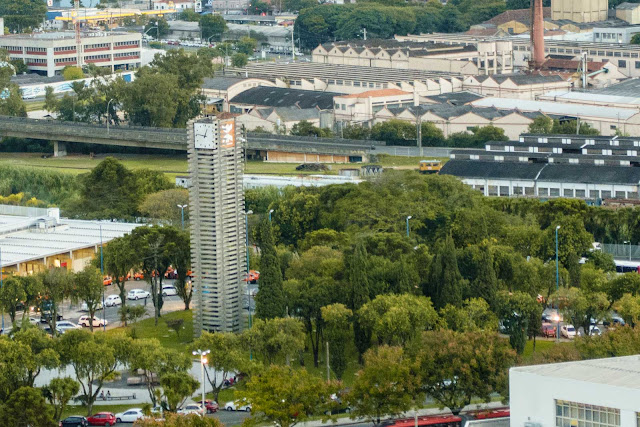 O relógio da Rodoferroviária