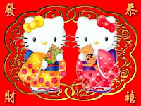 cute hello kitty chinese new year