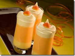 Candy Corn Pudding Parfait