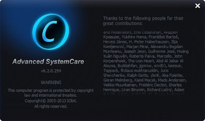 Advanced SystemCare Pro 6.2.0.254 Final Screenshots