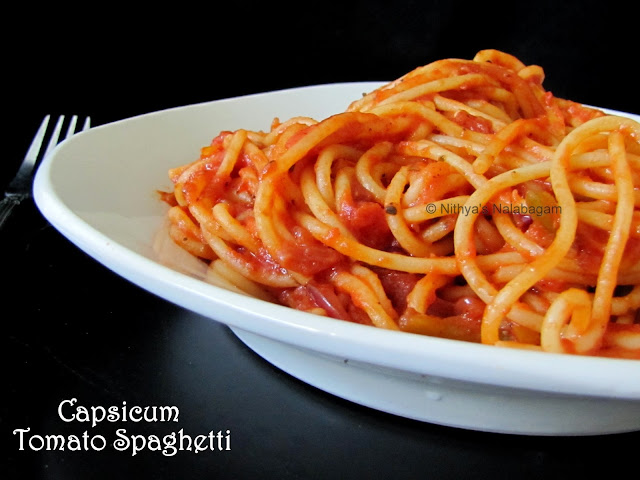 Tomato Capsicum Spaghetti