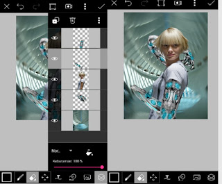 Pada kesempatan kali ini aku admin rumah edit foto akan menawarkan sebuah tutorial edit  Cara Edit Foto Picsart Sci - Fi Body Effect Character