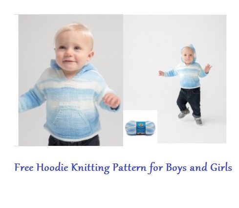  Free Hoodie Knitting Pattern for Boys and Girls