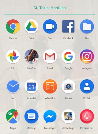 Setelah Update Android Pie