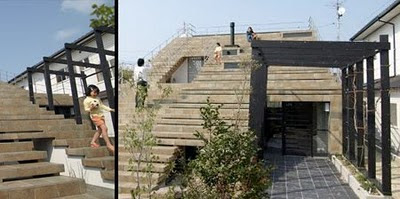 Funny Stairs House in Japan pictures