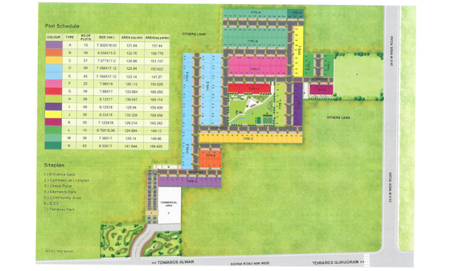 LID Green Valley Sohna Site Plan