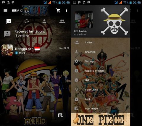 BBM Mod Tema Kartun/ Anime Terbaik Versi 2.10.0.31 Apk