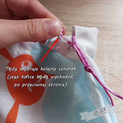 Wielorazowe woreczki na zakupy DIY tutorial - Blog DIY, czyli Zrób To Sam