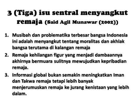 MARDIADI LOGANDU : Membangun generasi muslim yang berkarakter