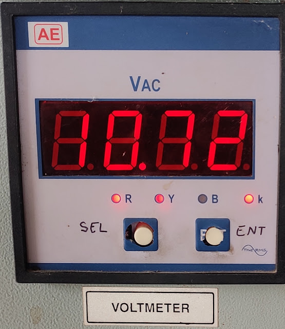 Voltmeter reading