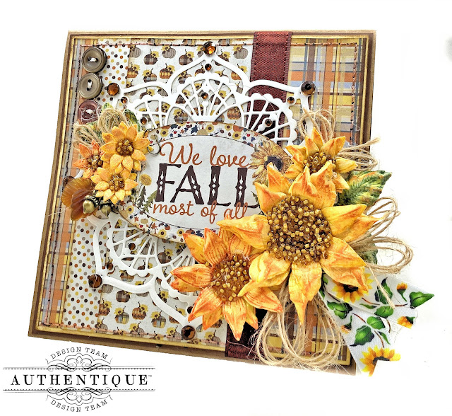 Fall Cards with Really Reasonable Ribbon by Kathy Clement