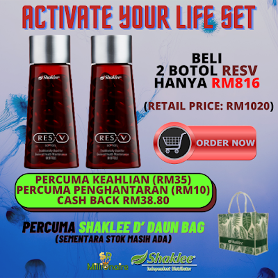 Promosi Shaklee Julai 2021