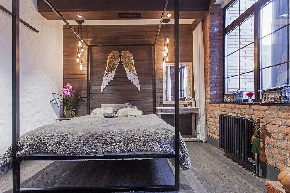 21 Industrial Bedroom Designs - Decoholic