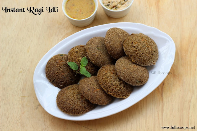 Instant Ragi Idli