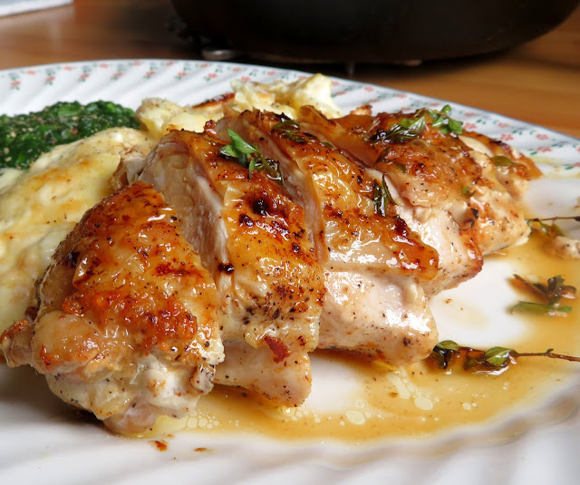 Pan Roasted Chicken Breasts with Thyme