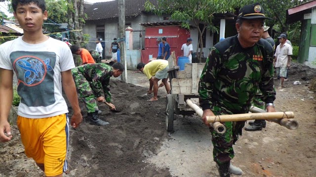 PERINGATI HUT KODAM IV DIP RAMIL 08 BAKI KARYA BAKTI DI DS PURBAYAN