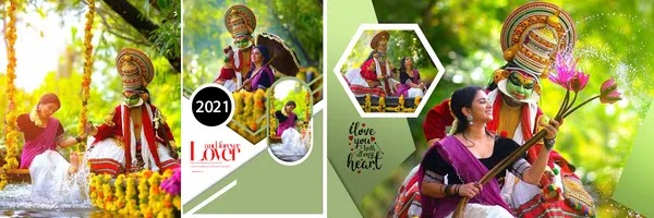 New DM Design 2021 for Pre-wedding Couple Photo Album