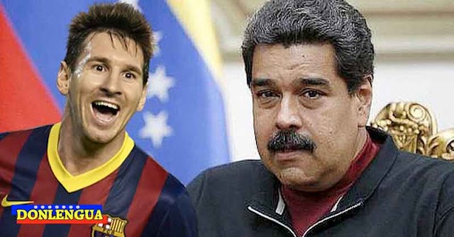 Maduro lloró como magdalena cuando vio a Messi salir del Barça