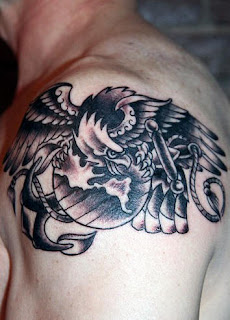 anchor eagle tattoo