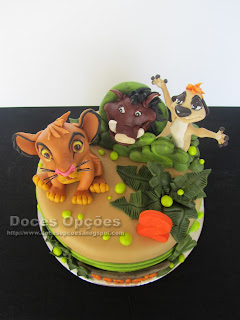 simba timon pumba bolo cake 