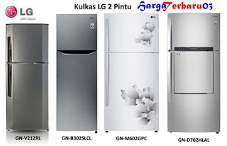 Daftar Harga Kulkas Merk LG 2 Pintu Terbaru 2016