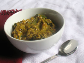 Red Lentils and Spinach Dal