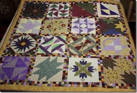 Sampler quilt 2008