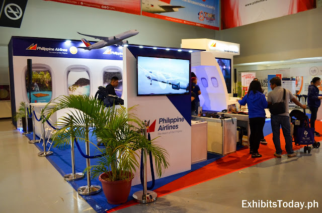 Philippine Airlines exhibition booth 