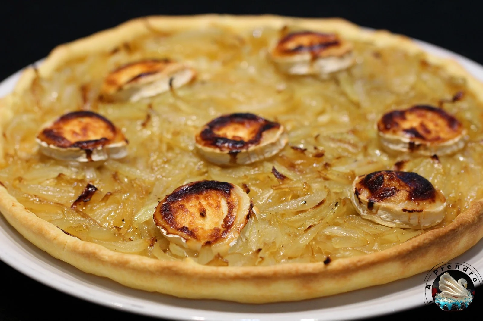 Tarte à l’oignon caramélisé et au chèvre