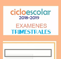 Exámenes Trimestrales Primaria 2018-2019